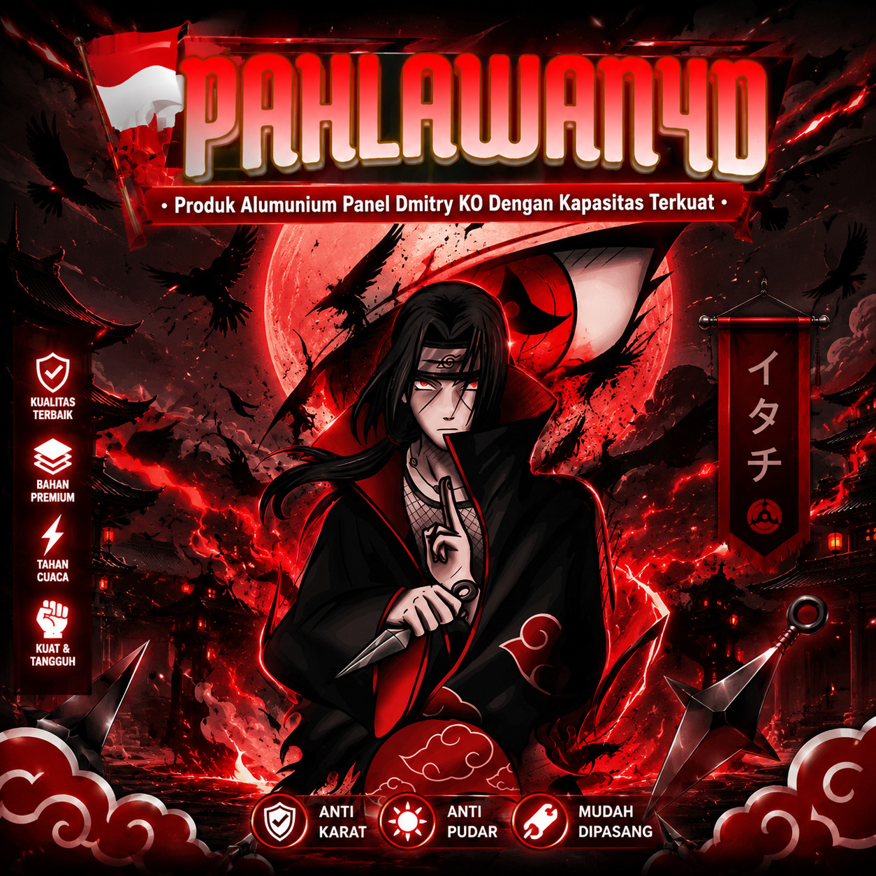PAHLAWAN4D • Produk Alumunium Panel Dmitry KO Dengan Kapasitas Terkuat